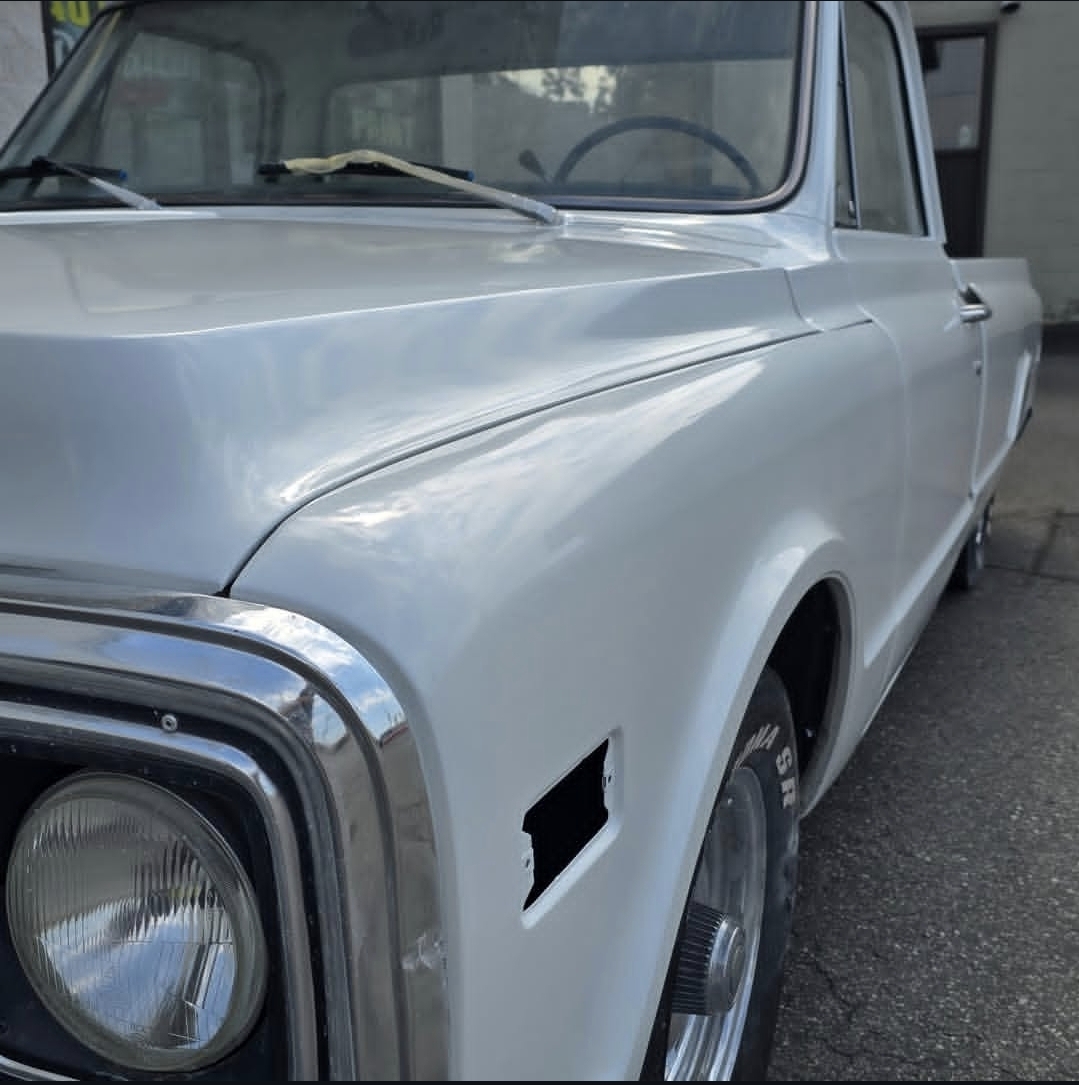 '67 C10 — Fresh White Paint