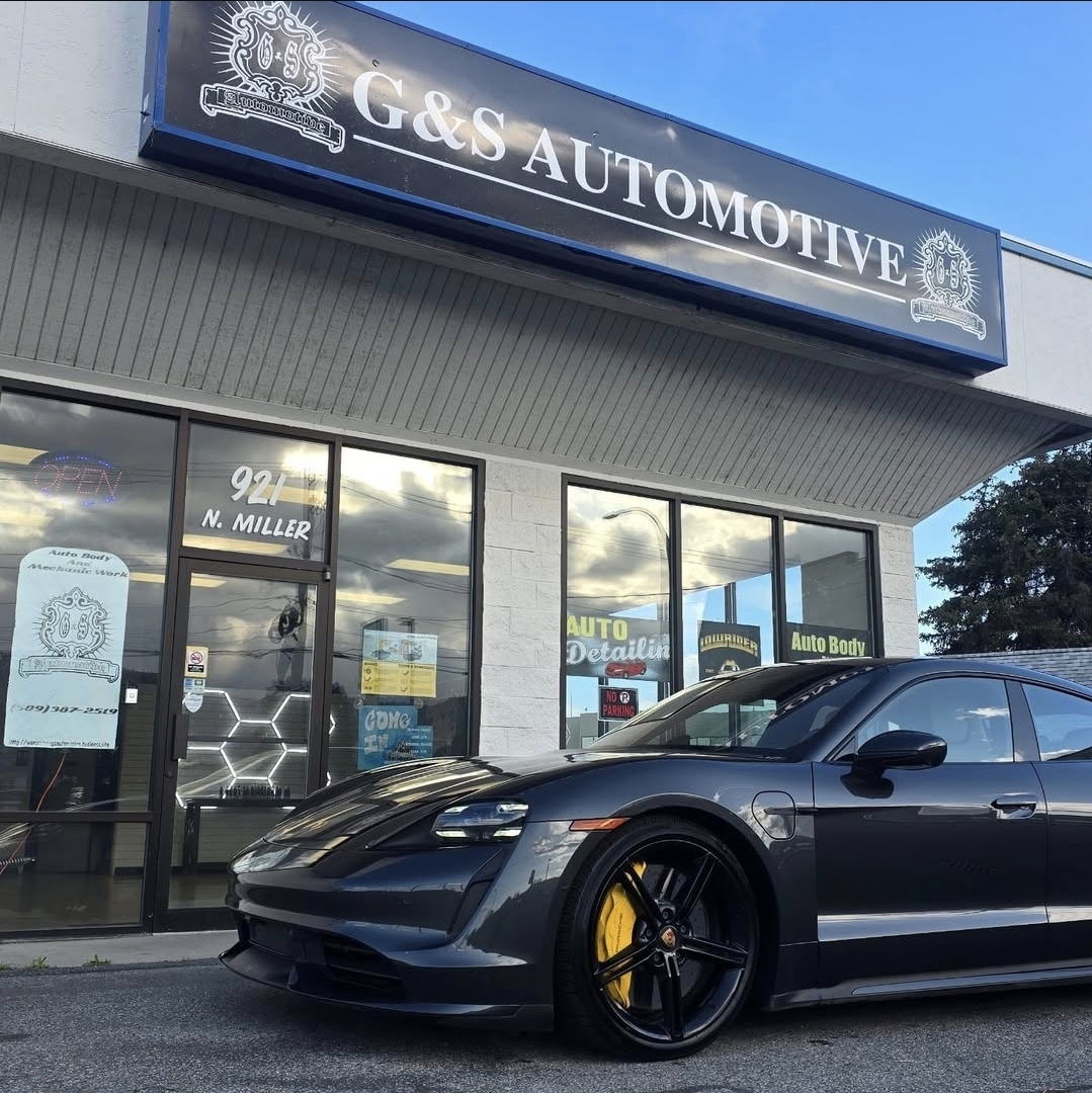 Porsche Taycan — Detail at the Shop