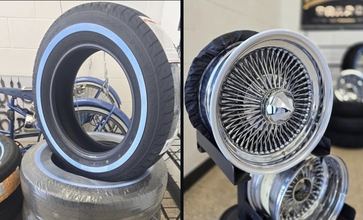 Whitewalls & Chrome Wire
