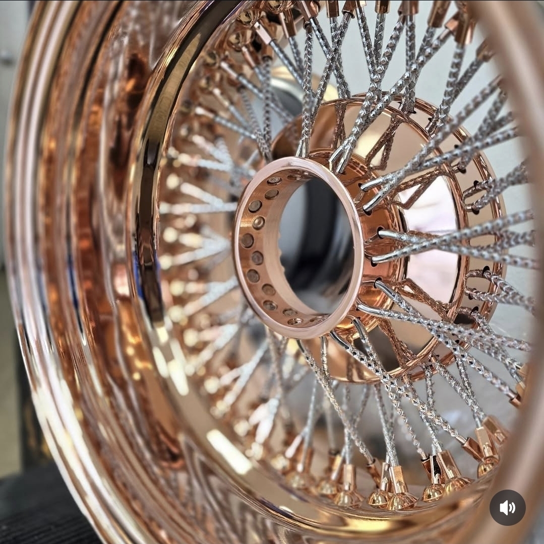 Rose Gold 100-Spoke Wire